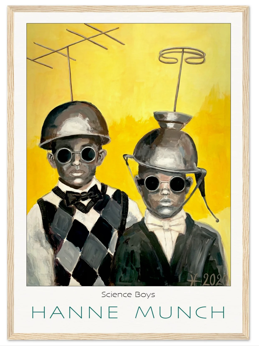 Science Boys poster by Hanne Munch