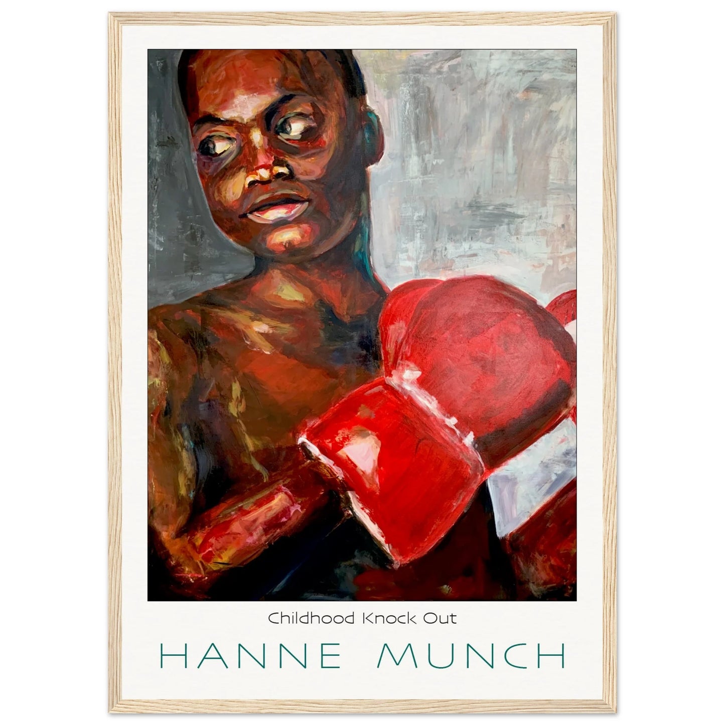 Childhood Knock Out poster by Hanne Munch