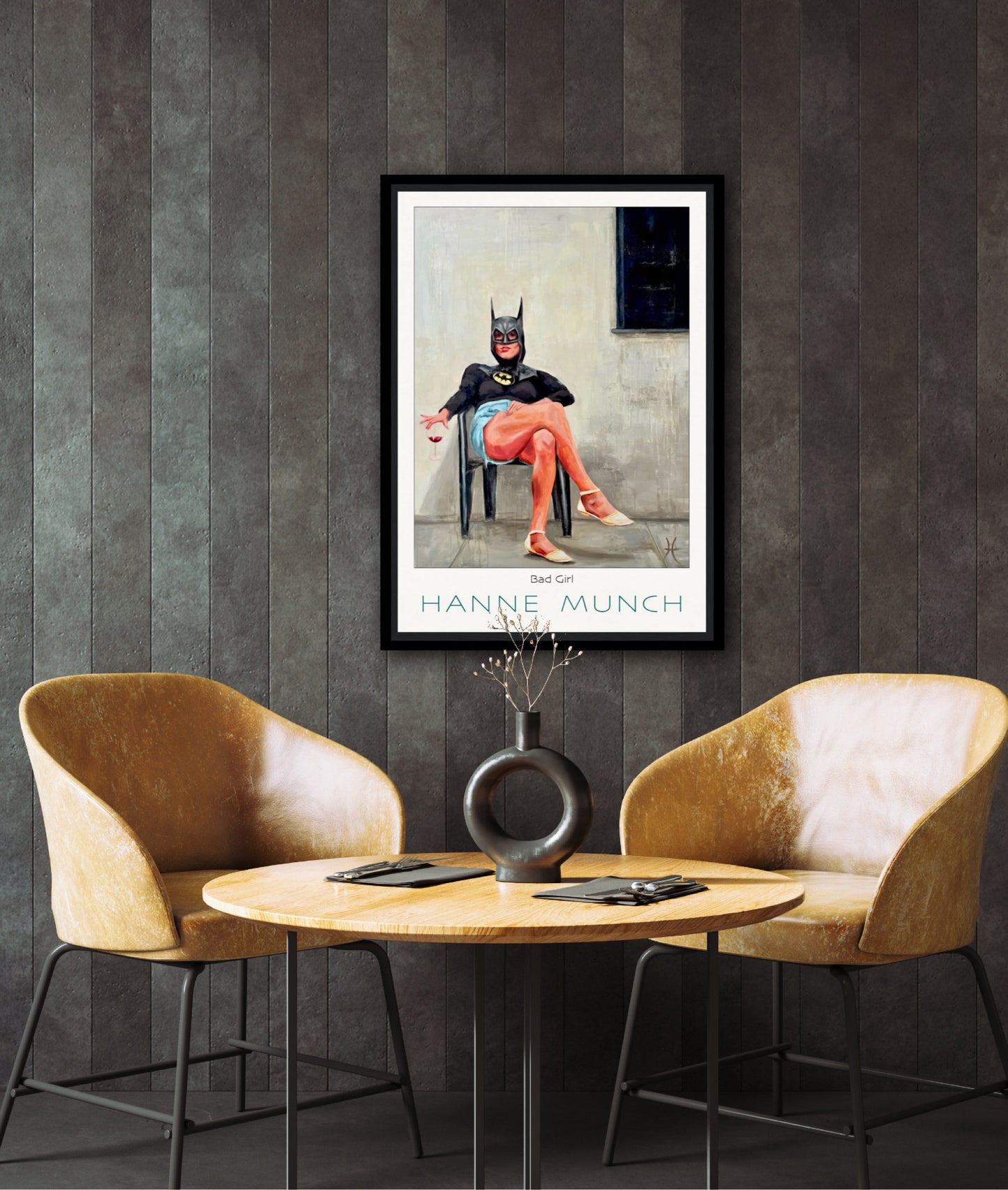 Bad Girl plakat by Hanne Munch