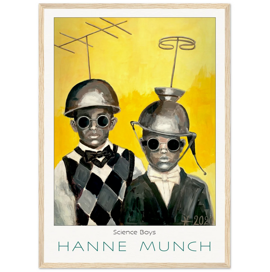 Science Boys plakat by Hanne Munch